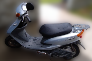 回収実績：静岡県のお客様より原付バイクを無料回収させていただきました