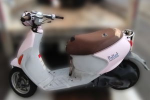 回収実績：愛知県のお客様より原付バイクを無料回収させていただきました