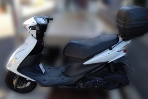回収実績：静岡県のお客様より原付バイクを無料回収させていただきました
