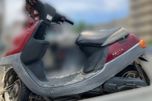 回収実績：岐阜県のお客様より原付バイクを無料回収させていただきました
