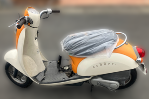 回収実績：愛知県のお客様より原付バイクを無料回収させていただきました