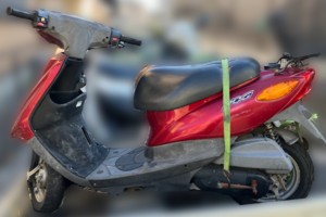 回収実績：静岡県のお客様より原付バイクを無料回収させていただきました