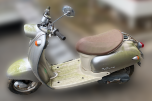 回収実績：愛知県のお客様より原付バイクを無料回収させていただきました