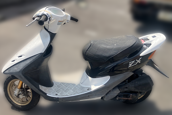 三重県伊賀市で回収した原付 ホンダ ライブディオZX